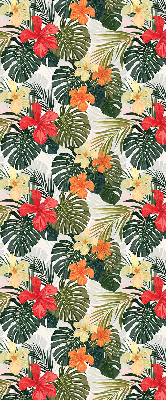 Rollo Tropische Blumen und Blätter