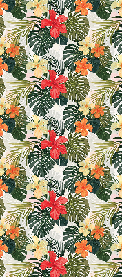 Rollo Tropische Blumen und Blätter