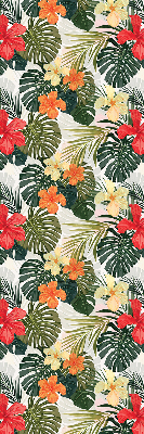 Rollo Tropische Blumen und Blätter