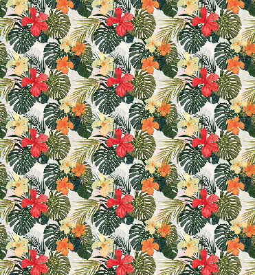 Rollo Tropische Blumen und Blätter