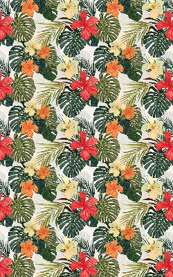 Rollo Tropische Blumen und Blätter