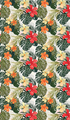 Rollo Tropische Blumen und Blätter