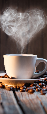Rollo für fenster Eine Tasse Kaffee