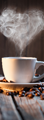 Rollo für fenster Eine Tasse Kaffee