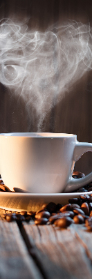 Rollo für fenster Eine Tasse Kaffee
