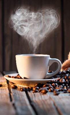 Rollo für fenster Eine Tasse Kaffee