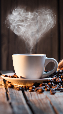 Rollo für fenster Eine Tasse Kaffee