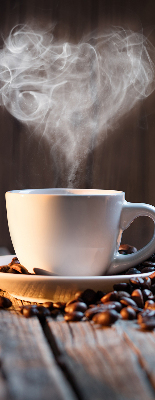 Rollo für fenster Eine Tasse Kaffee