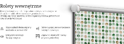 Rollo innen Grüne Kreise