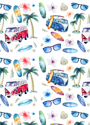 Rollo für fenster Hawaii-Autos und Palmen
