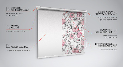 Rollo für fenster Blütenknospen von einem Baum