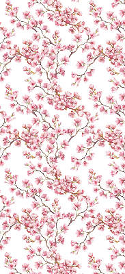 Rollo für fenster Rosa Blütenblätter der Knospen am Baum