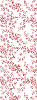 Rollo für fenster Rosa Blütenblätter der Knospen am Baum