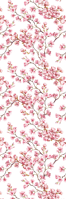 Rollo für fenster Rosa Blütenblätter der Knospen am Baum