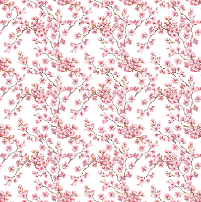 Rollo für fenster Rosa Blütenblätter der Knospen am Baum