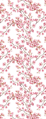 Rollo für fenster Rosa Blütenblätter der Knospen am Baum