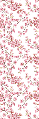 Rollo für fenster Rosa Blütenblätter der Knospen am Baum