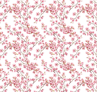 Rollo für fenster Rosa Blütenblätter der Knospen am Baum