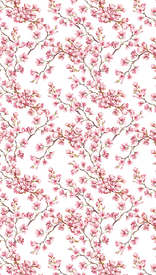 Rollo für fenster Rosa Blütenblätter der Knospen am Baum