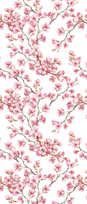 Rollo für fenster Rosa Blütenblätter der Knospen am Baum