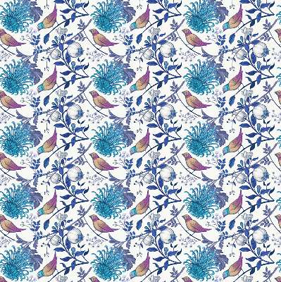 Rollo Blaue Baumblüten