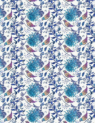 Rollo Blaue Baumblüten