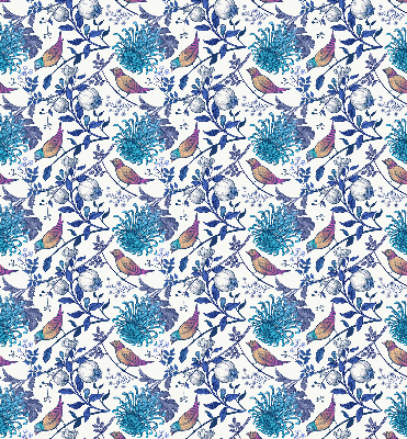 Rollo Blaue Baumblüten