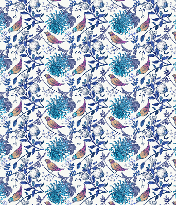 Rollo Blaue Baumblüten