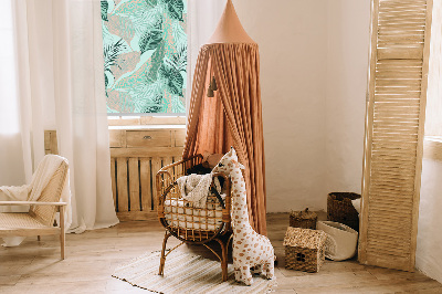 Fensterrollo innen Tropische Blätter