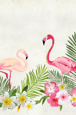 Rollo Flamingos auf den Blättern