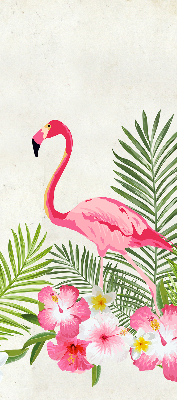 Rollo Flamingos auf den Blättern