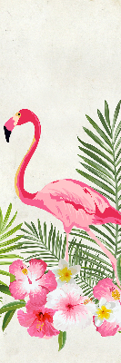 Rollo Flamingos auf den Blättern