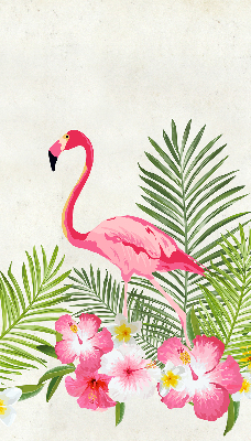 Rollo Flamingos auf den Blättern