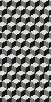 Verdunkelungsrollo 3D-Würfel