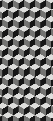 Verdunkelungsrollo 3D-Würfel