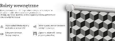 Verdunkelungsrollo 3D-Würfel