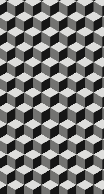 Verdunkelungsrollo 3D-Würfel