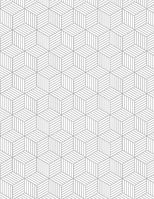Verdunkelungsrollo 3D-Würfel