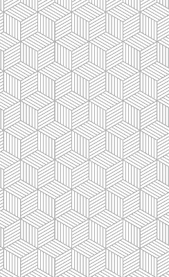 Verdunkelungsrollo 3D-Würfel
