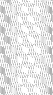 Verdunkelungsrollo 3D-Würfel