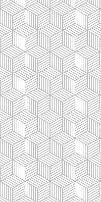Verdunkelungsrollo 3D-Würfel