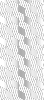 Verdunkelungsrollo 3D-Würfel