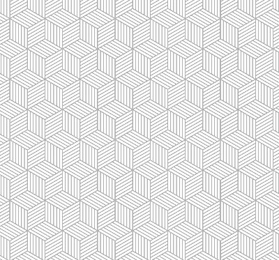 Verdunkelungsrollo 3D-Würfel