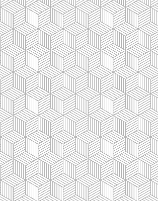 Verdunkelungsrollo 3D-Würfel
