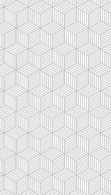 Verdunkelungsrollo 3D-Würfel