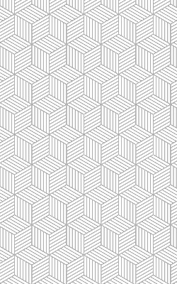 Verdunkelungsrollo 3D-Würfel