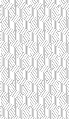 Verdunkelungsrollo 3D-Würfel