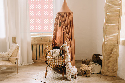 Rollo fenster Weiße Punkte