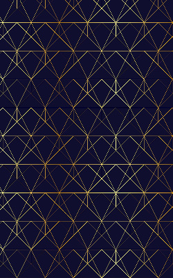 Rollo Gelbe Linien die in Dreiecken verbunden sind