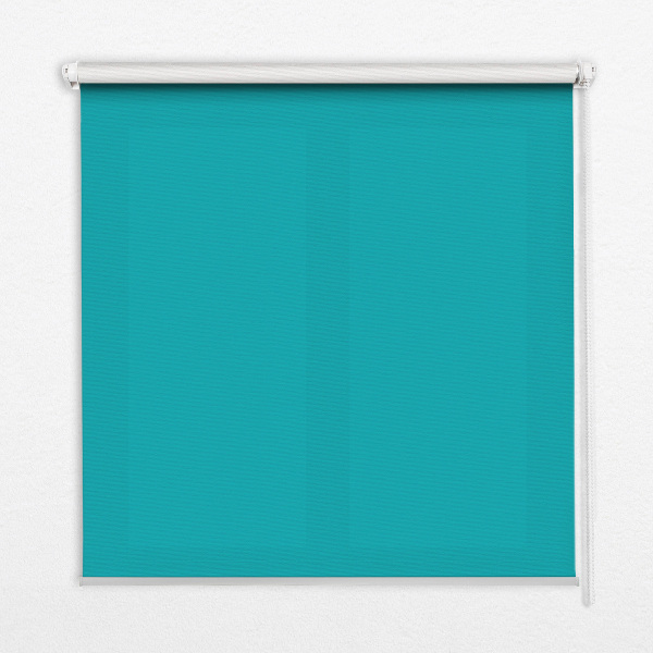 Fensterrollo Türkis